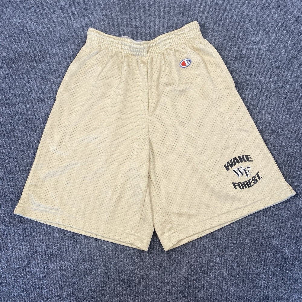 Vintage Y2K Wake Forest Demon Deacons Mesh Basketball Shorts Mens Small Champion